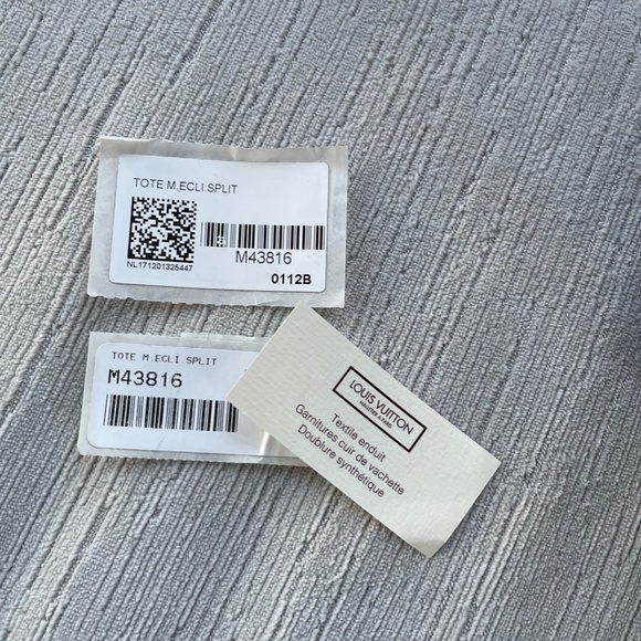 Louis Vuitton Tote SPLIT in Monogram Eclipse (RARE) - Picture 4 of 10